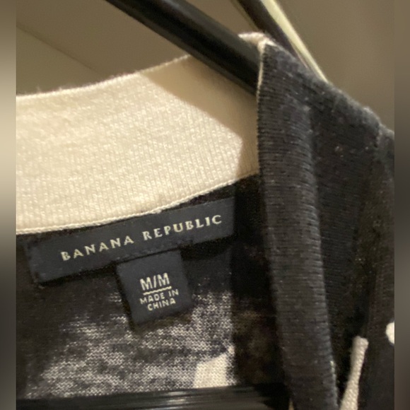 Banana Republic black and white dress size M - Picture 9 of 9